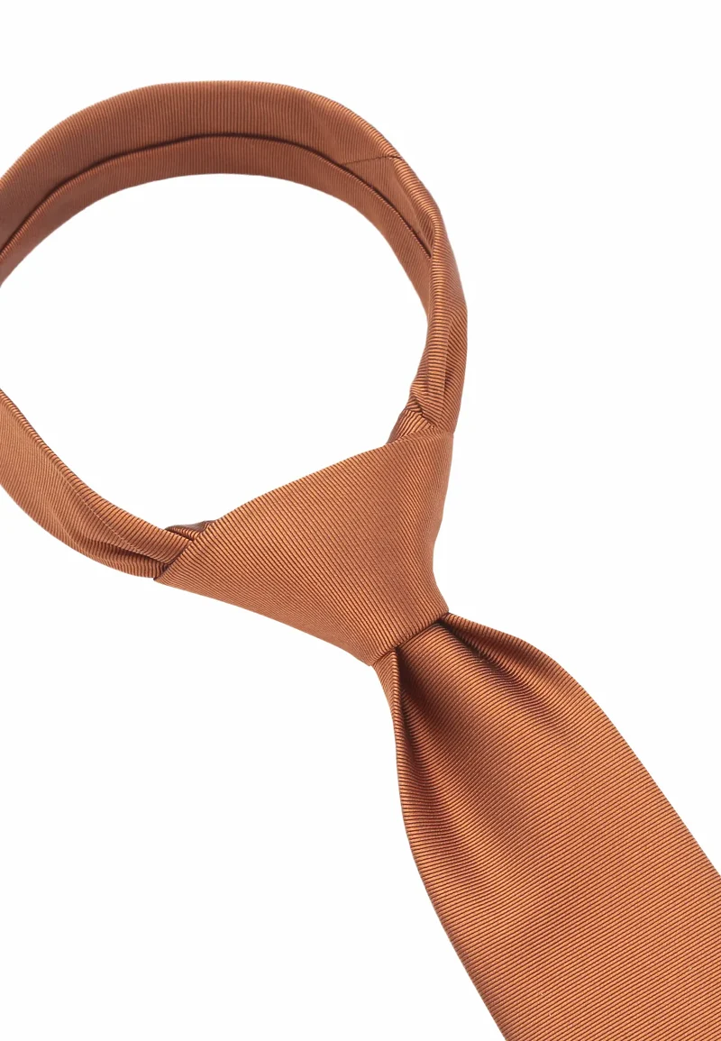 Krawatte Herren aus Seide – Uni (7,0 - 7,5 cm)