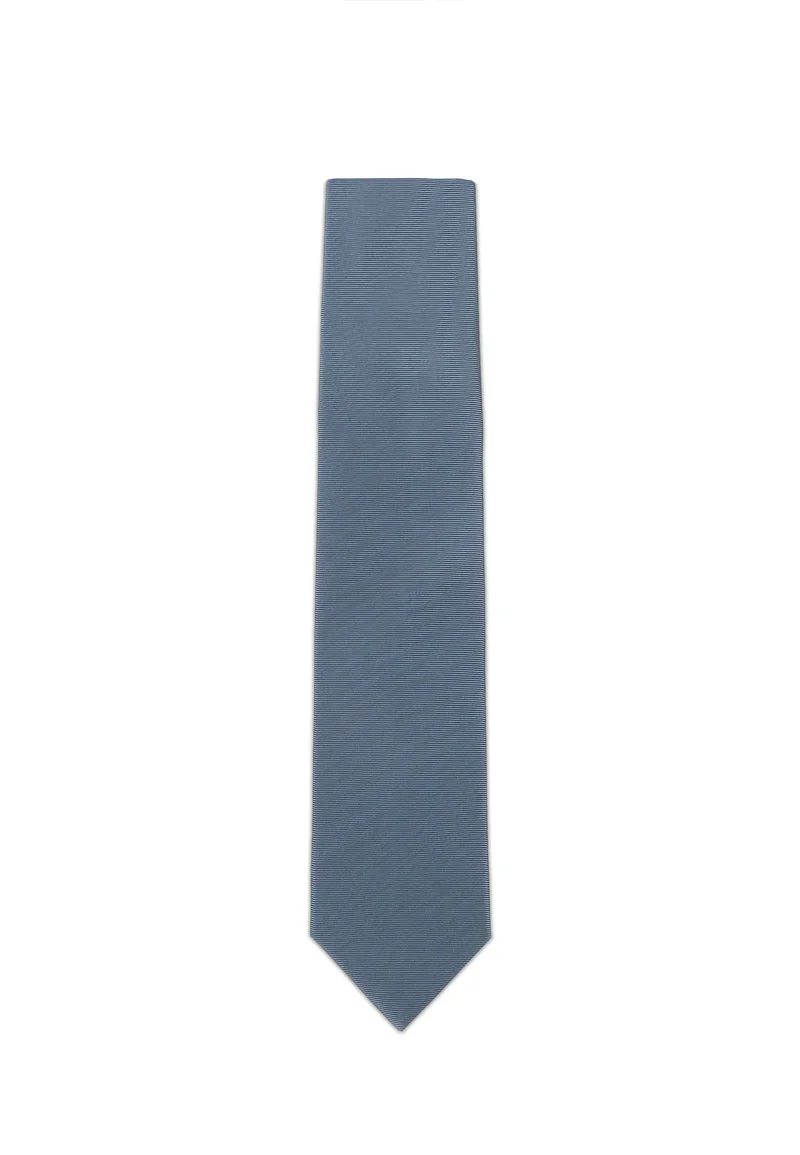 Krawatte Herren aus Seide – Uni (7,0 - 7,5 cm)