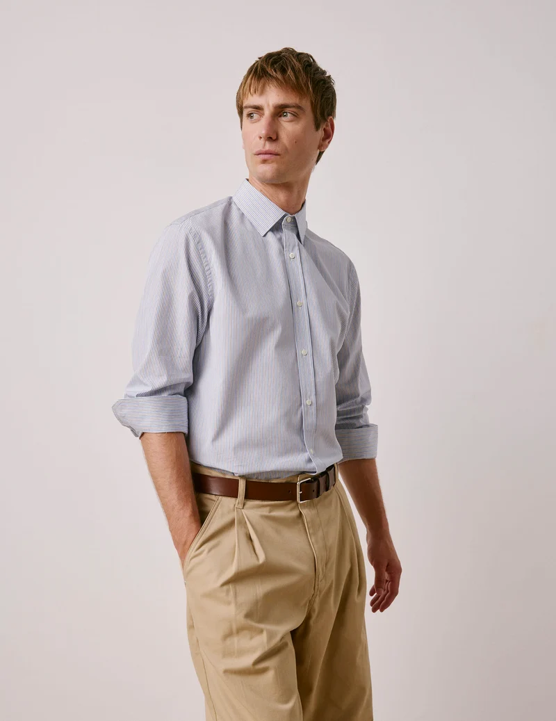 Chemise classique rayée