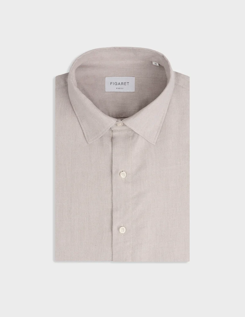 Chemise Auguste beige