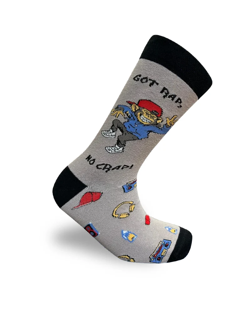 Got Rap No Crap Socks Street Music Edition