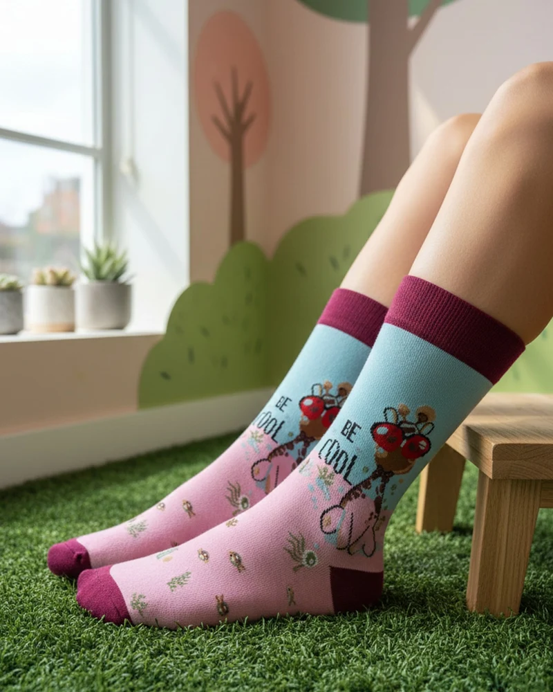 Be Cool Socks Minimal Statement Edition