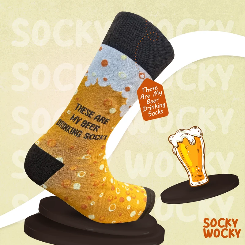 These Are My Beer Drinking Socks Pub Humor Series