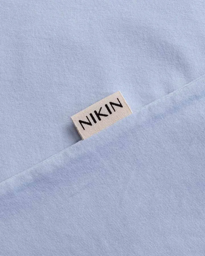 Hellblaues T-Shirt TreeShirt Pocket Mono aus 100% recycelter Baumwolle von Nikin