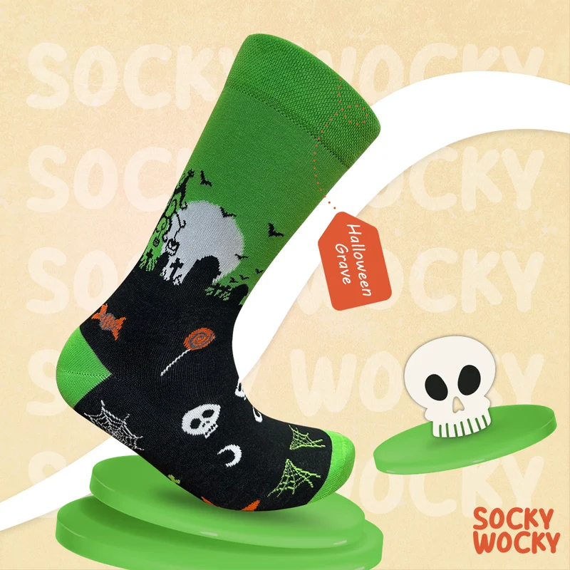 Halloween Grave Socks Horror Scene Series