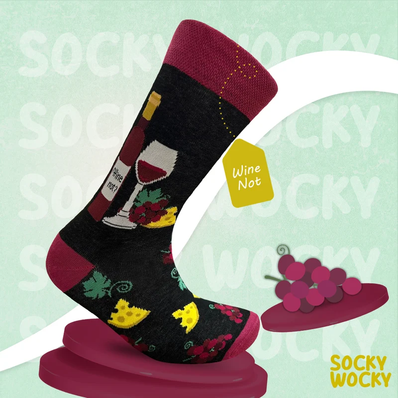 Wine Not Socks Wine Humor Edition