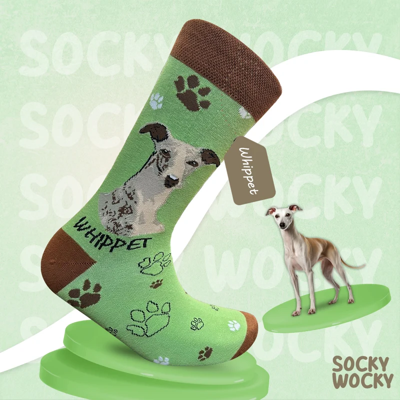 Whippet Socks Dog Breed Series