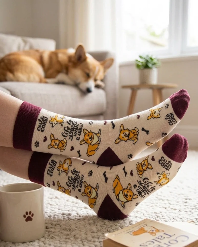 Life is Better With a Corgi Socks Dog Lover Edition