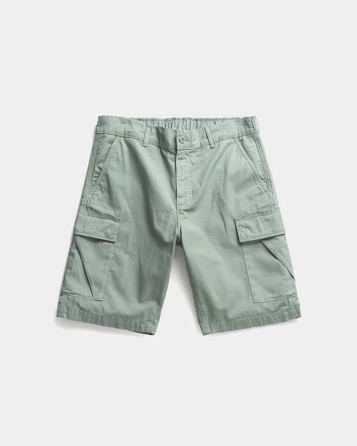 Grüngraue Shorts TreeShorts ReCotton Cargo aus 100% recycelter Baumwolle von Nikin