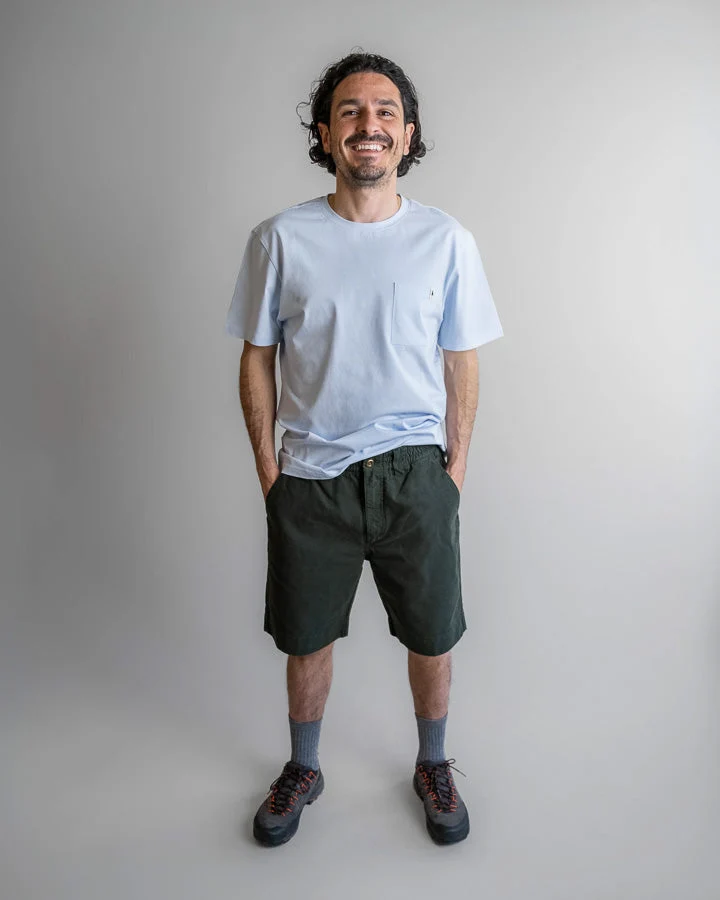 Dunkelgrüne Shorts TreeShorts Ripstop aus 100% Bio-Baumwolle von Nikin