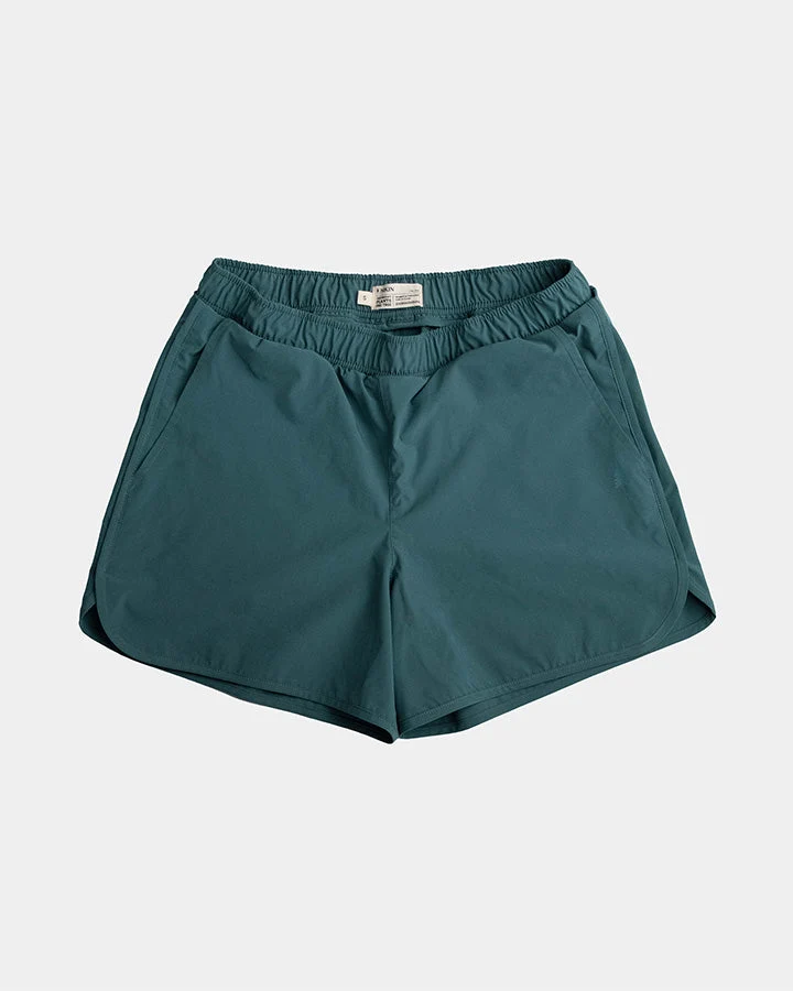 Petrolfarbene Shorts TreeShorts Technical aus recyceltem Polyester von Nikin