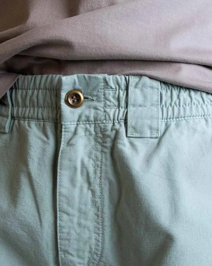 Türkisfarbene Shorts TreeShorts Ripstop aus 100% Bio-Baumwolle von Nikin