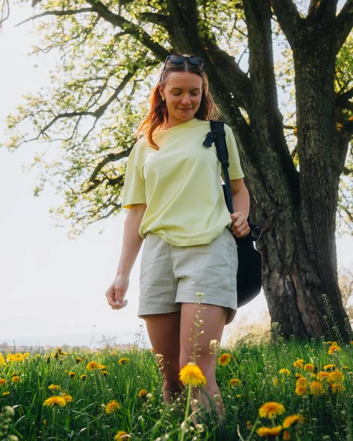 Beige Shorts TreeShorts aus Hanf & Baumwolle von Nikin