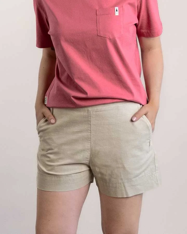 Beige Shorts TreeShorts aus Hanf & Baumwolle von Nikin