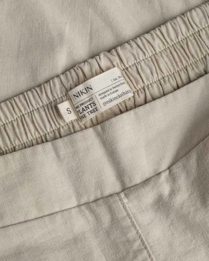 Beige Shorts TreeShorts aus Hanf & Baumwolle von Nikin