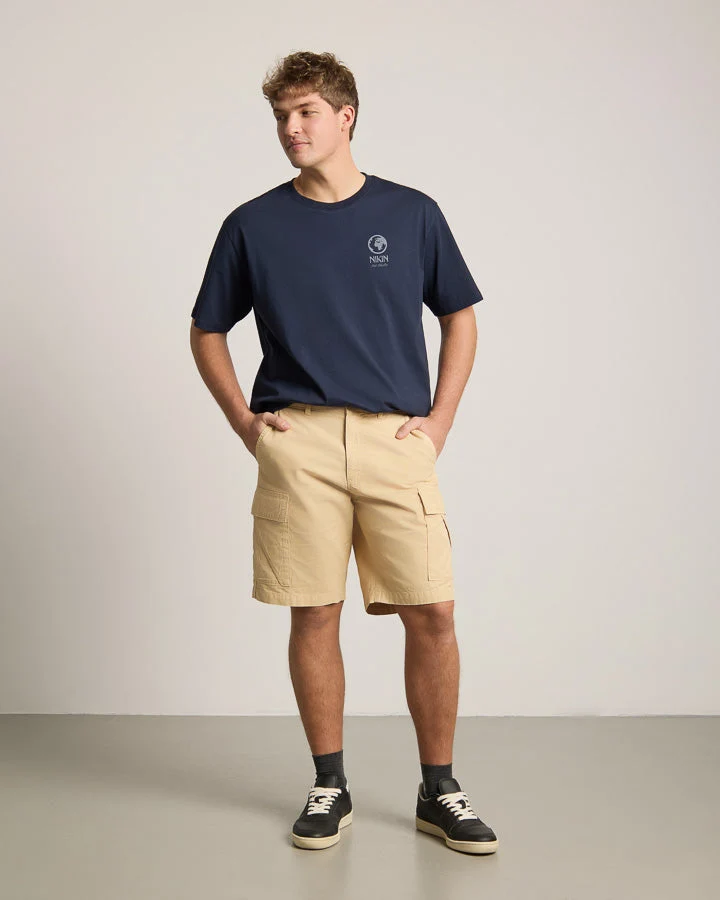 Beige Shorts TreeShorts ReCotton Cargo aus 100% recycelter Baumwolle von Nikin