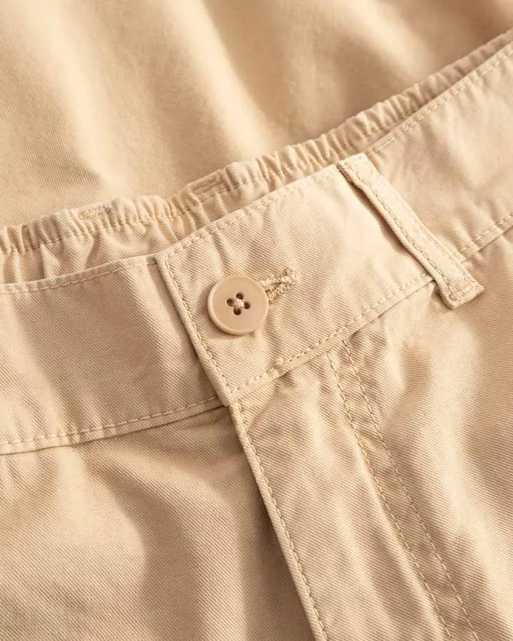 Beige Shorts TreeShorts ReCotton Cargo aus 100% recycelter Baumwolle von Nikin