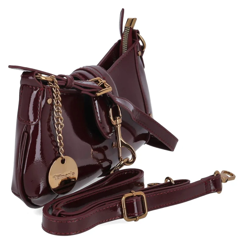 Schultertasche MARINA PATENT Rot