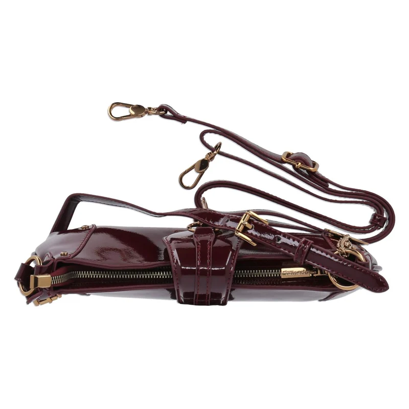 Schultertasche MARINA PATENT Rot