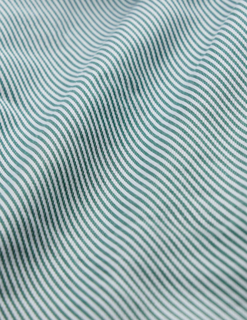 Chemise semi-ajustée Voyage verte