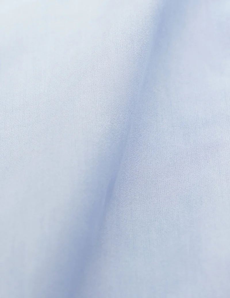 Chemise semi-ajustée Voyage bleue