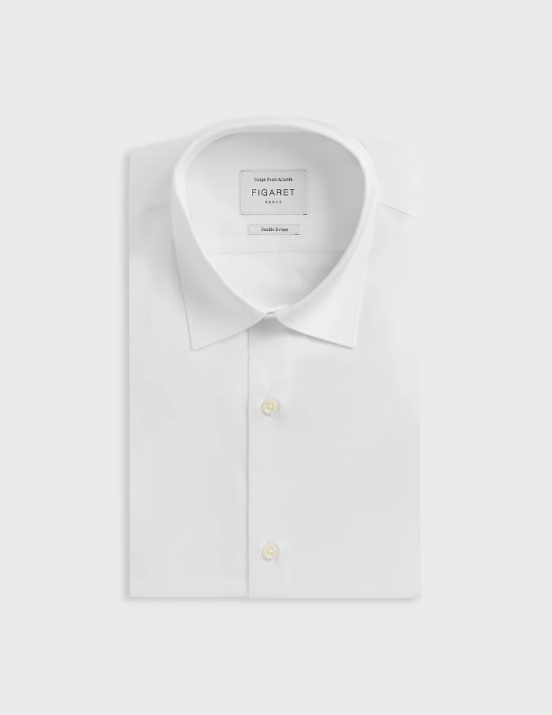 Chemise Semi-ajustée blanche