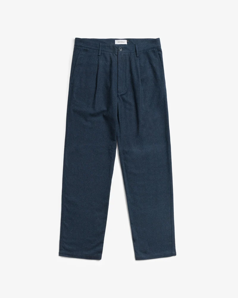 Dunkelblaue Flanellhose Everyday aus 100% Bio-Baumwolle von Rotholz