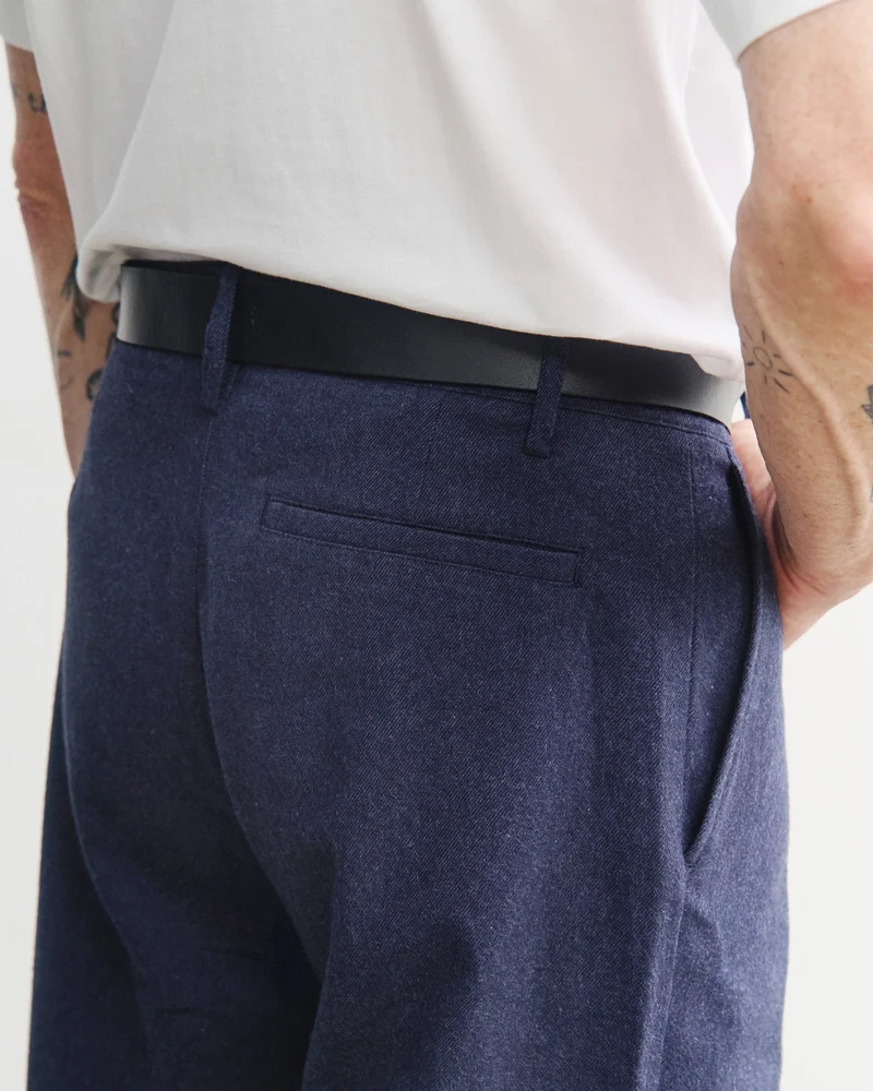 Dunkelblaue Flanellhose Everyday aus 100% Bio-Baumwolle von Rotholz