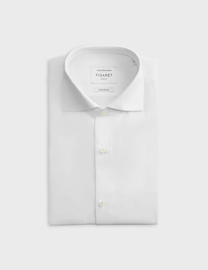 Chemise Semi-ajustée blanche