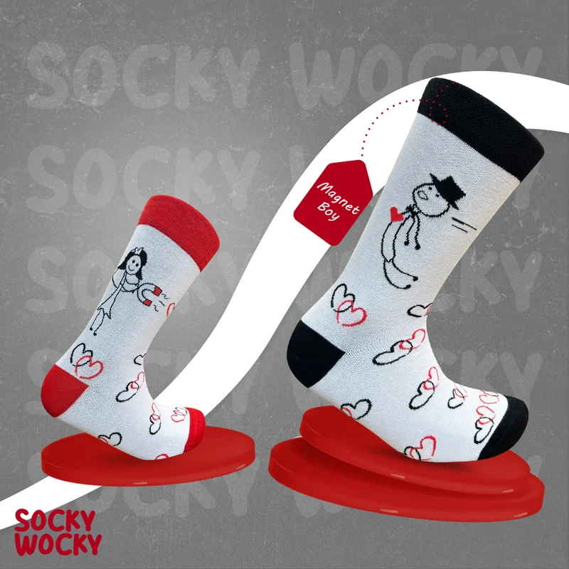 Magnet Boy Socks Love Edition