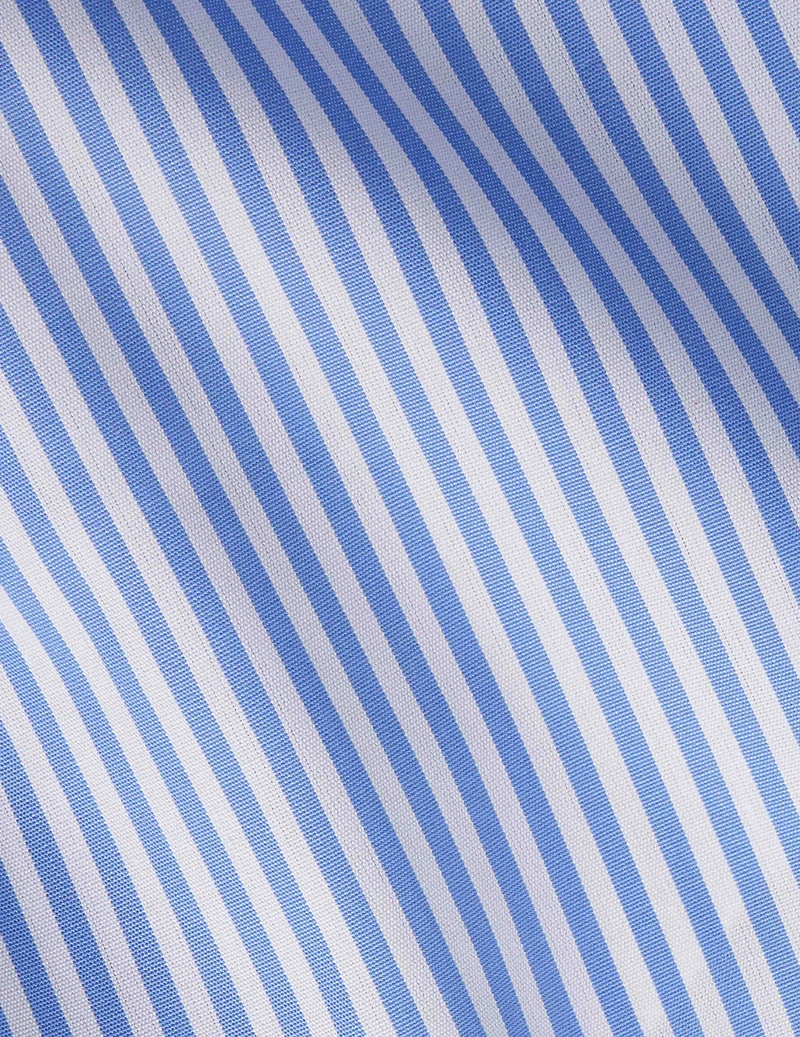 Chemise Classique rayée bleue