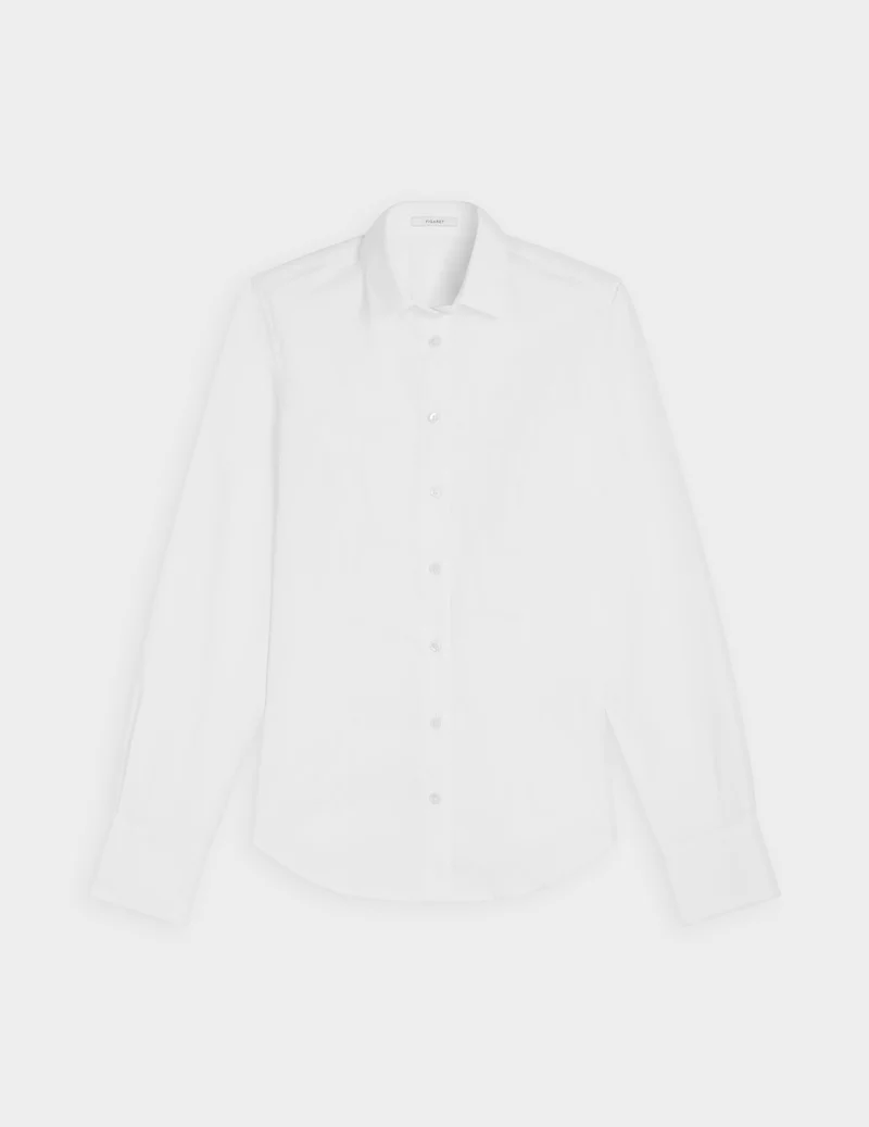 Chemise Anais stretch blanche