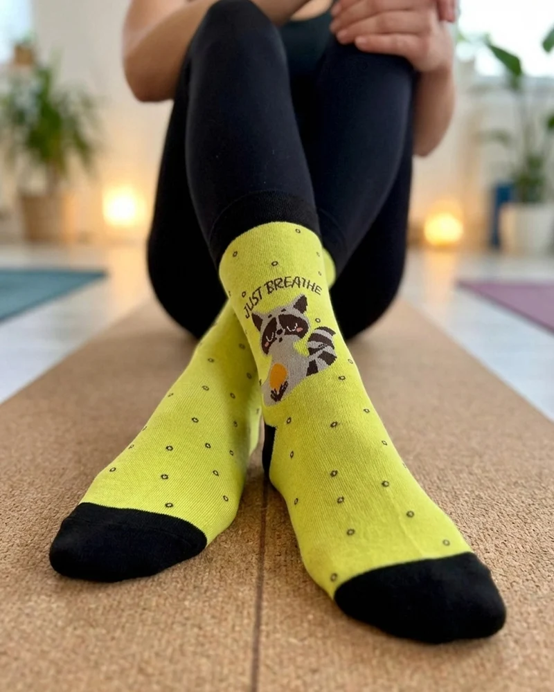 Just Breathe Socks Calm Mind Edition
