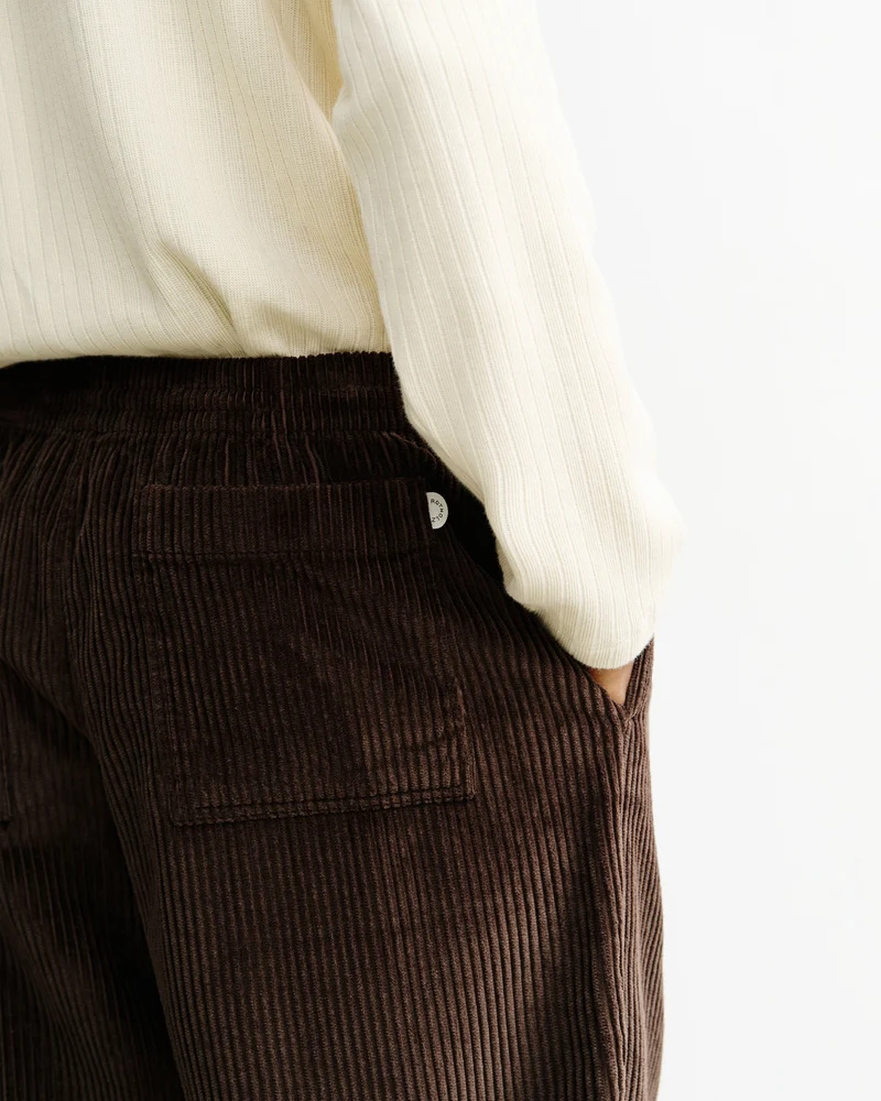 Braune Cordhose Weit aus Bio-Baumwolle von Rotholz