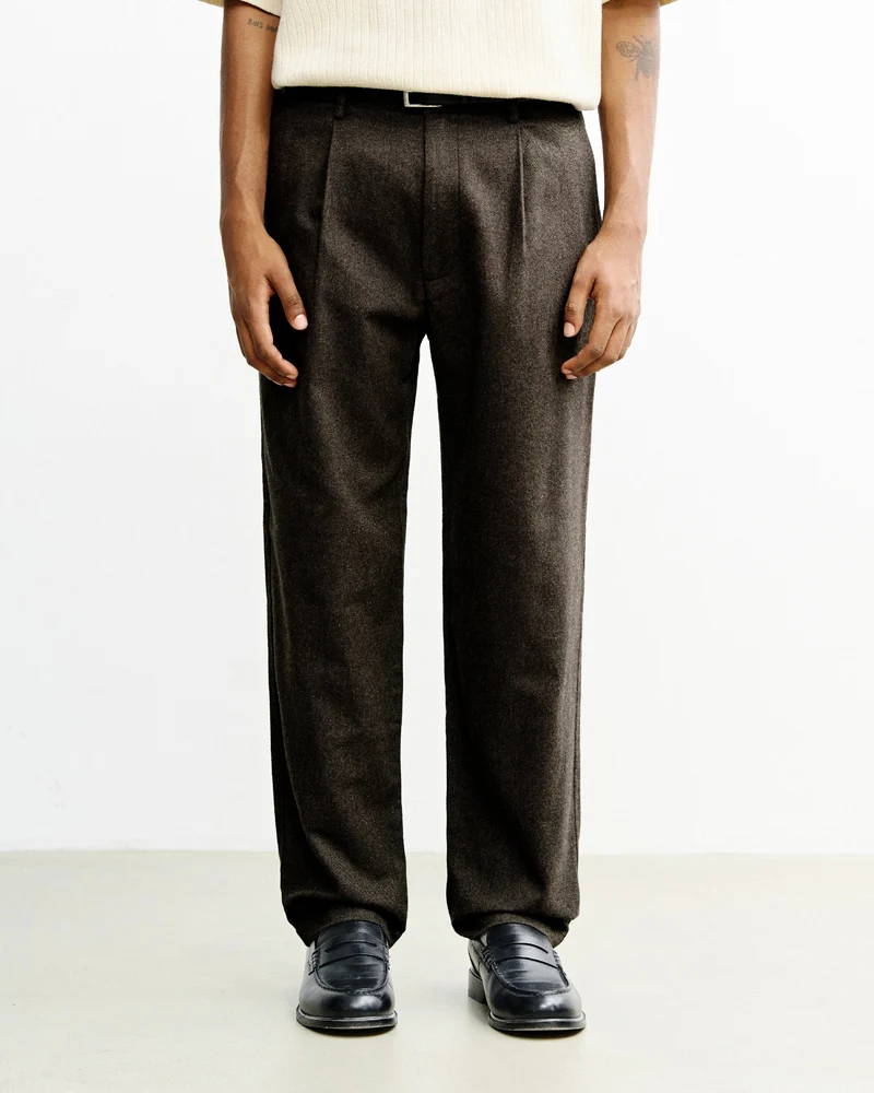 Braune Flanellhose Everyday aus 100% Bio-Baumwolle von Rotholz