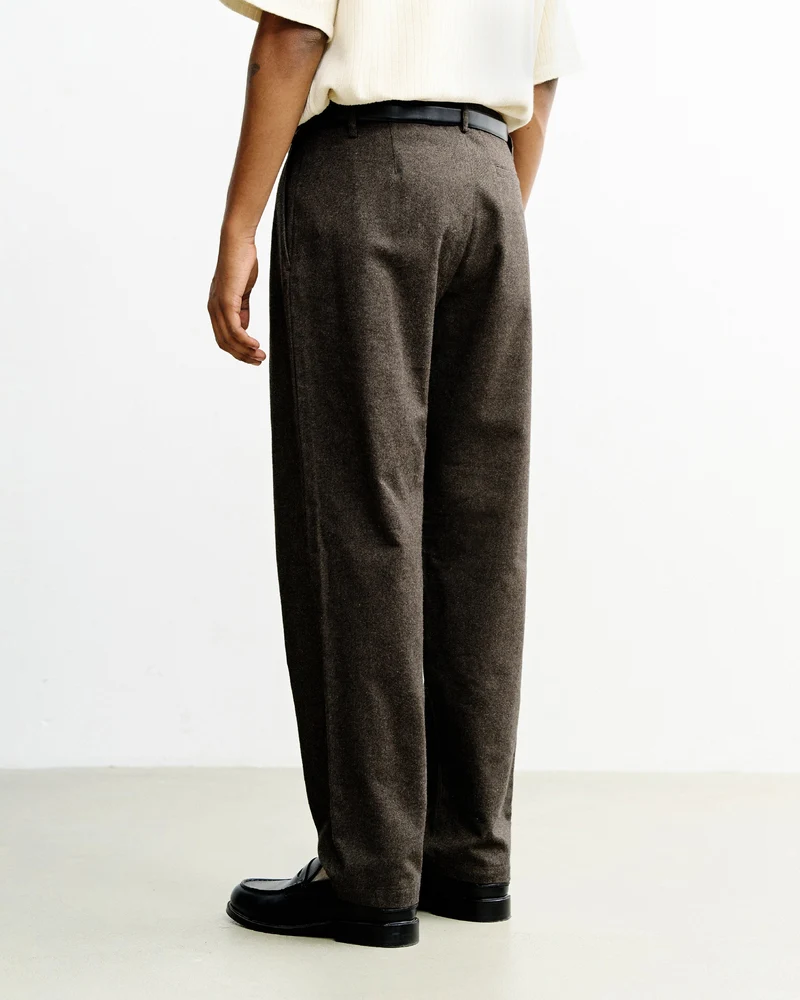 Braune Flanellhose Everyday aus 100% Bio-Baumwolle von Rotholz