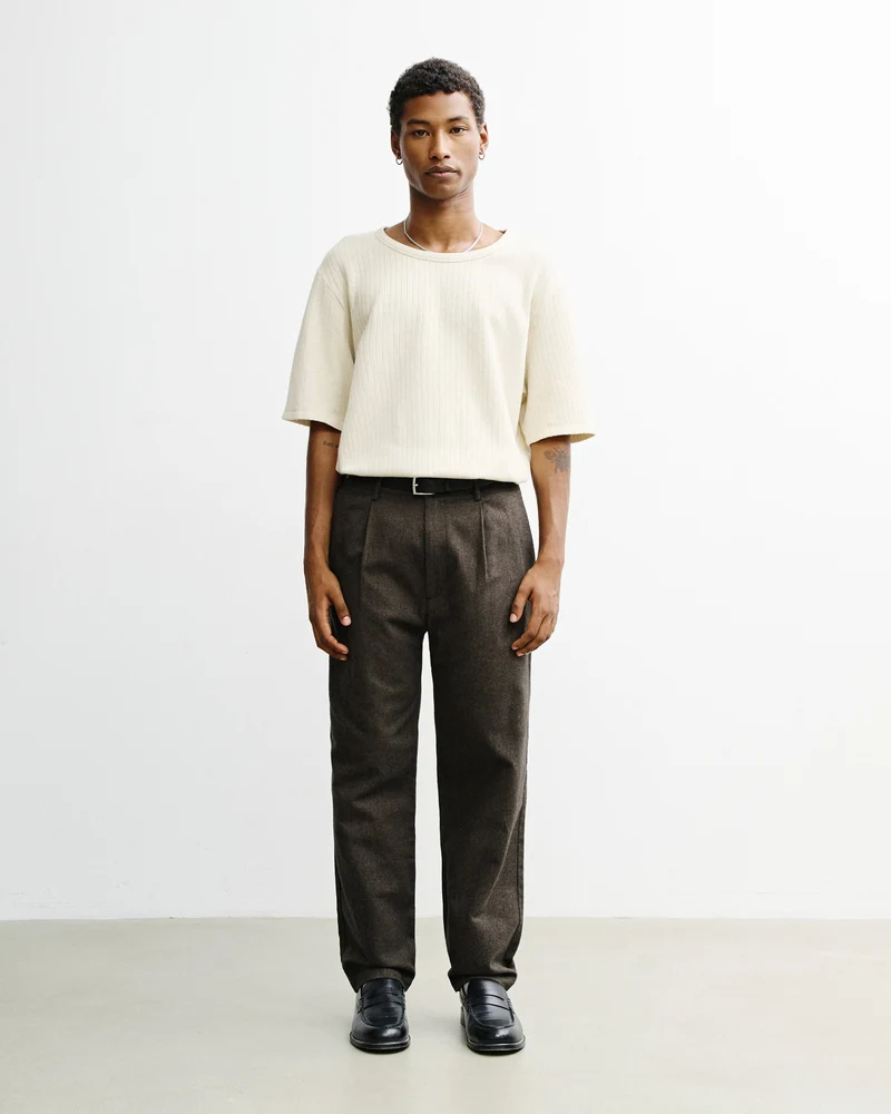 Braune Flanellhose Everyday aus 100% Bio-Baumwolle von Rotholz