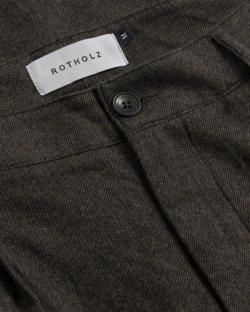 Braune Flanellhose Everyday aus 100% Bio-Baumwolle von Rotholz