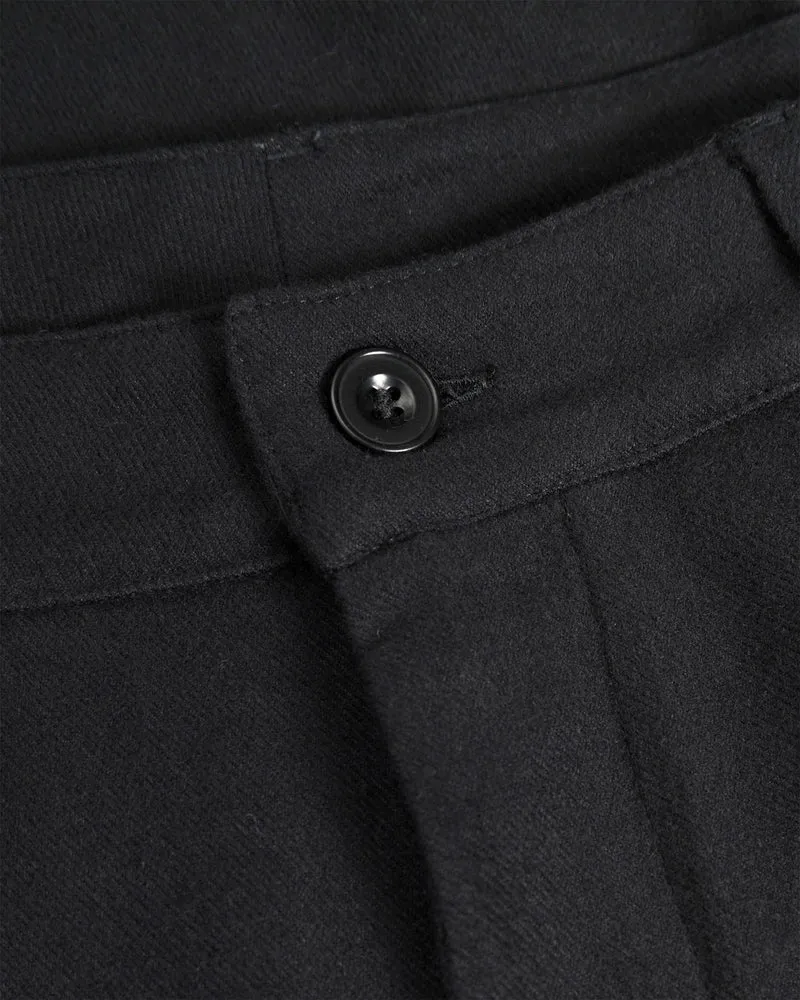 Schwarze Flanellhose Everyday aus 100% Bio-Baumwolle von Rotholz
