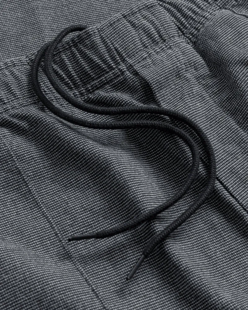 Grau Melange Bundfaltenhose Weit aus Bio-Baumwolle von Rotholz