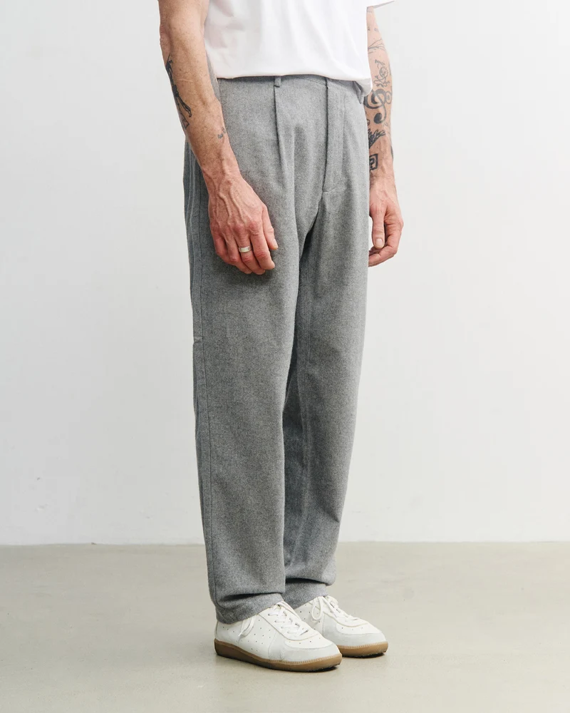 Graue Flanellhose Everyday aus 100% Bio-Baumwolle von Rotholz