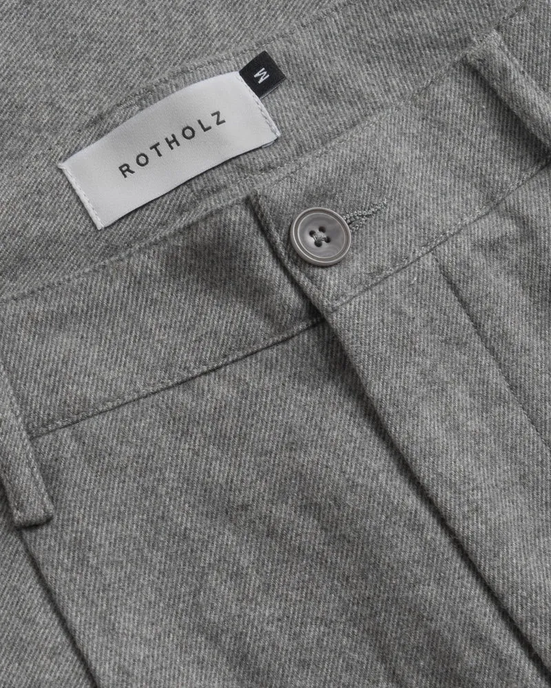 Graue Flanellhose Everyday aus 100% Bio-Baumwolle von Rotholz