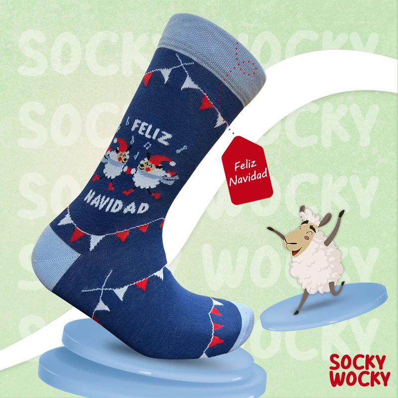 Feliz Navidad Socks Christmas Holiday Edition