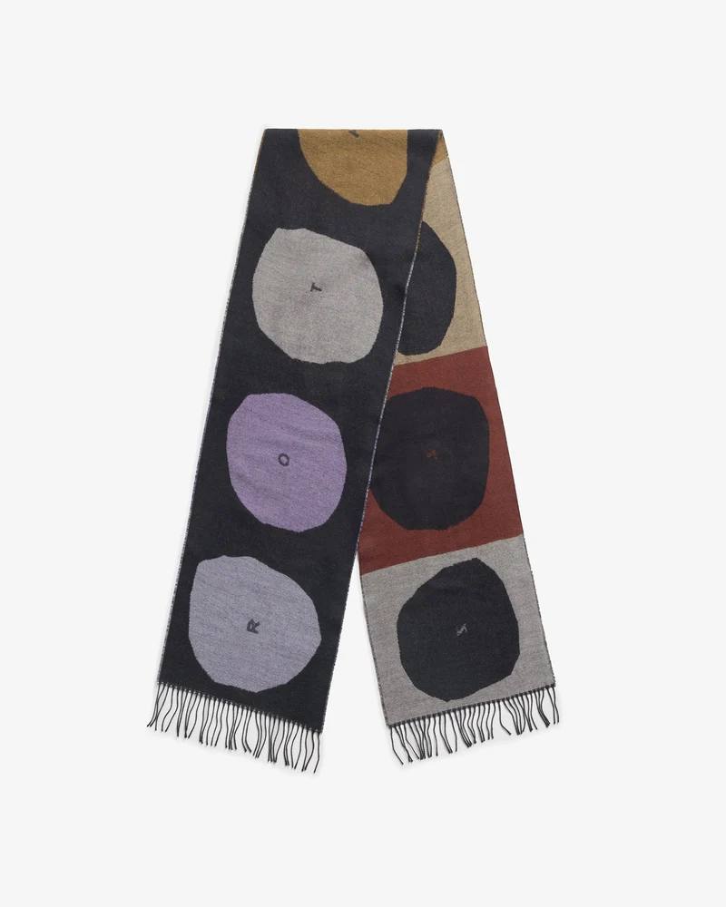 Schal Earth Bubbles aus Merinowolle von Rotholz
