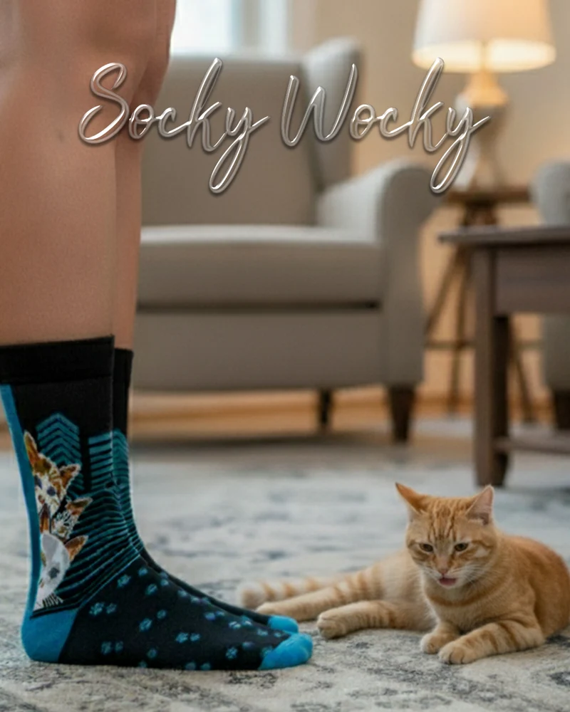 Three Cats Socks Cute Pet Series