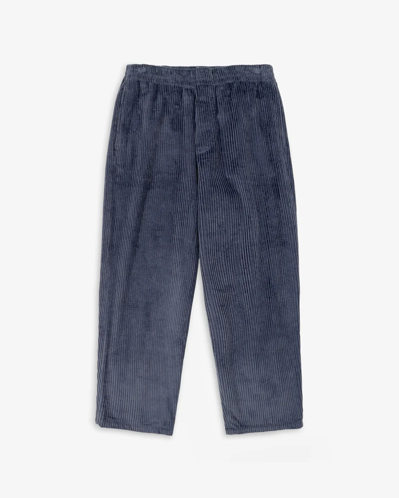 Blaue Cordhose weit aus Bio-Baumwolle von Rotholz