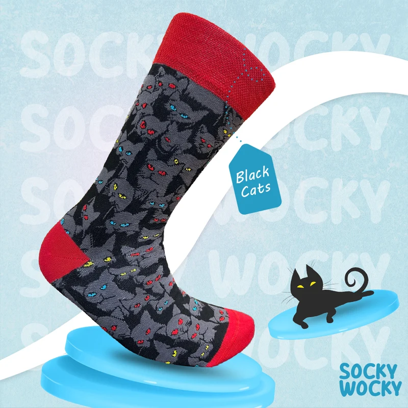 Black Cats Socks Mystery Animal Series