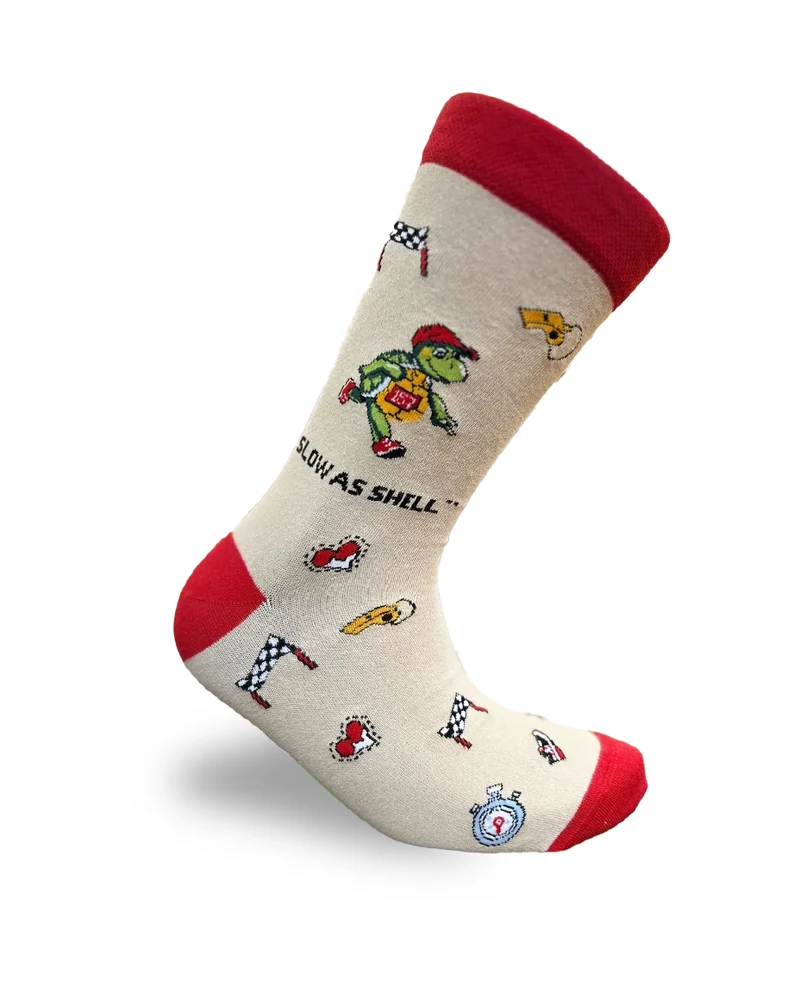 Slow as Shell Socks Funny Animal Edition