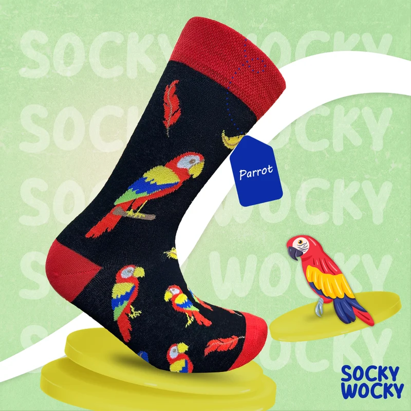 Parrot Socks Tropical Bird Series