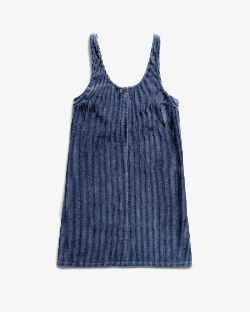Blaues Kleid Cord aus Bio-Baumwolle von Rotholz